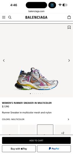 Balenciaga runner size 11 in men lanvin size 9.5/10