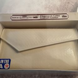 Women’s  Cobra Grained Leather Wallet (New)