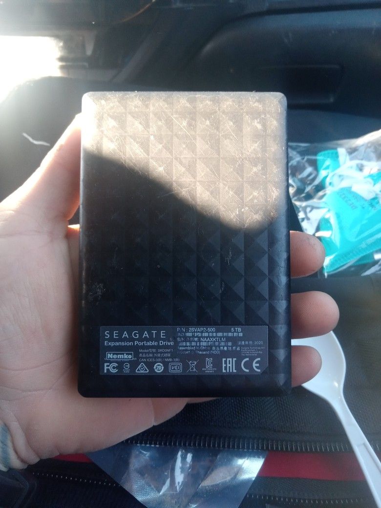 Seagate Portable Drive 5tb Memory.$40