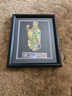 Kobe 3-peat Limited Edition Frame