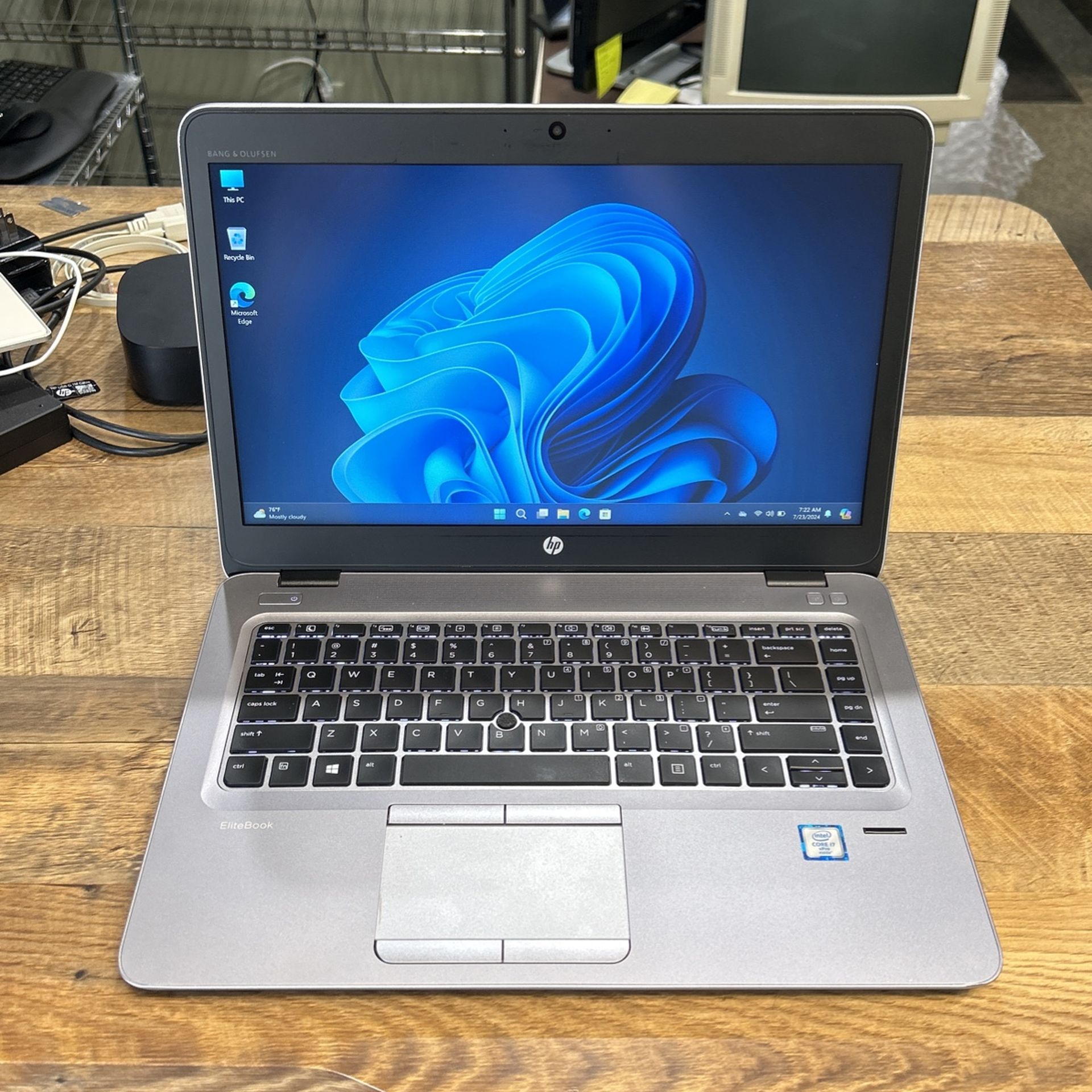 HP EliteBook 840 G3 15.6” Laptop i7-6600U 16GB RAM 256GB NVME Windows 11 Pro