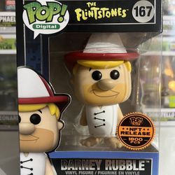 Funko Pop NFT The Flintstones Barney Rubble 
