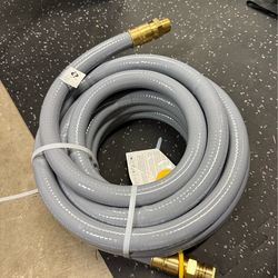 3/4" ID Natural Gas Hose,Quick Connect Fittings for NG/LP Propane Appliances, Grill,Patio Heaters,Generators, Indoors & Outdoors (24FT)