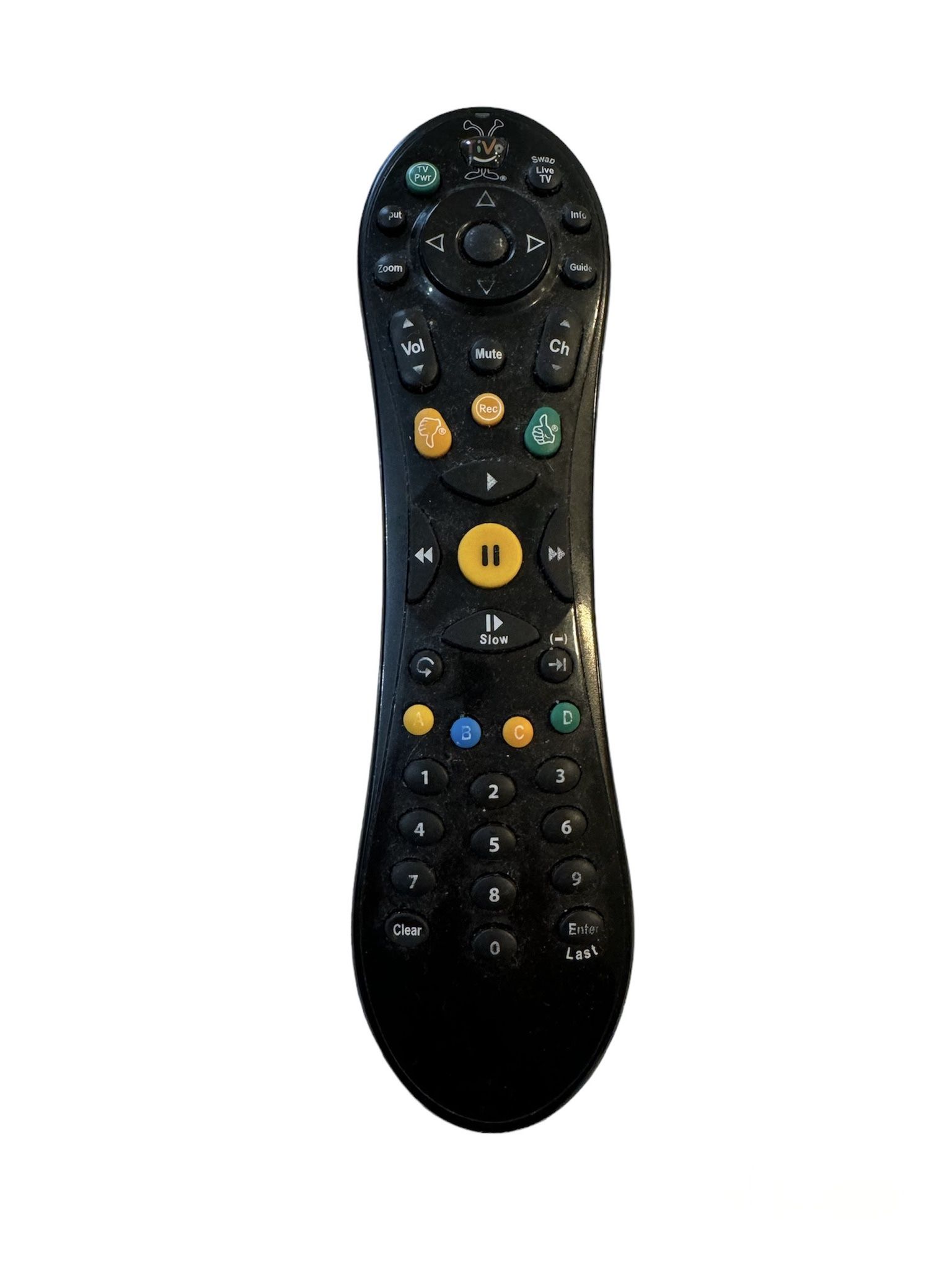 TiVo SMLD-00157-500 RB87 Premiere OEM Handheld Remote Control Black Genuine Original TiVo Remote Control