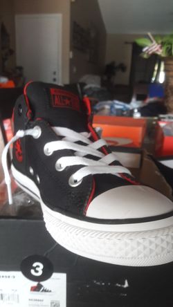 Red/Black Converse