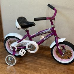 Diamond, Lil Della Cruz 12” Bicycle with Training Wheels 