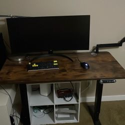 Large Sit Stand Desk For Sale