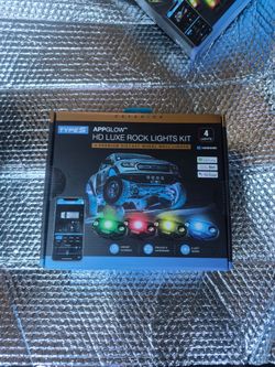 UN-OPENED Type S AppGlow HD Luxe Rock Lights Kit