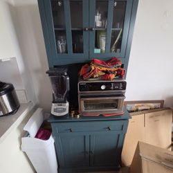 Teal Cabinet