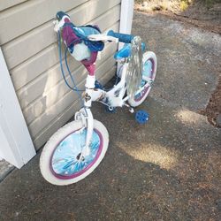 Frozen II bicycle 16", Girls Bike