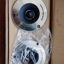 Quantum Audio Qpt3d Titanium Tweeters with Bass Blockers  300 Watts 🔇🔊