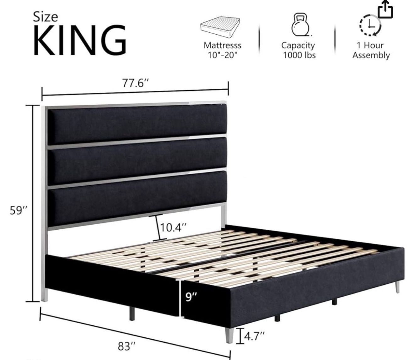 King Bed Frame