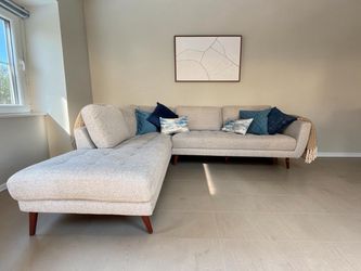 Living spaces sectional delivery