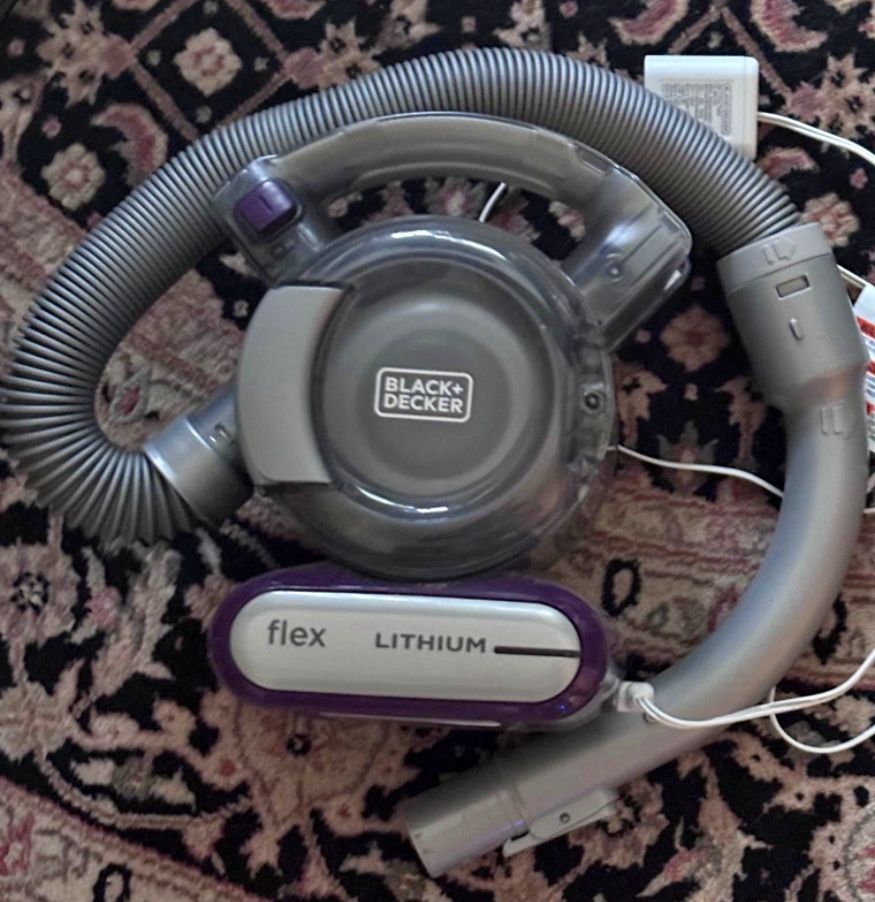 Black + Decker Handheld Vacuum Cleaner Flex Nozzle