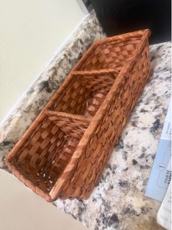Cute Desk Counter Divided Basket