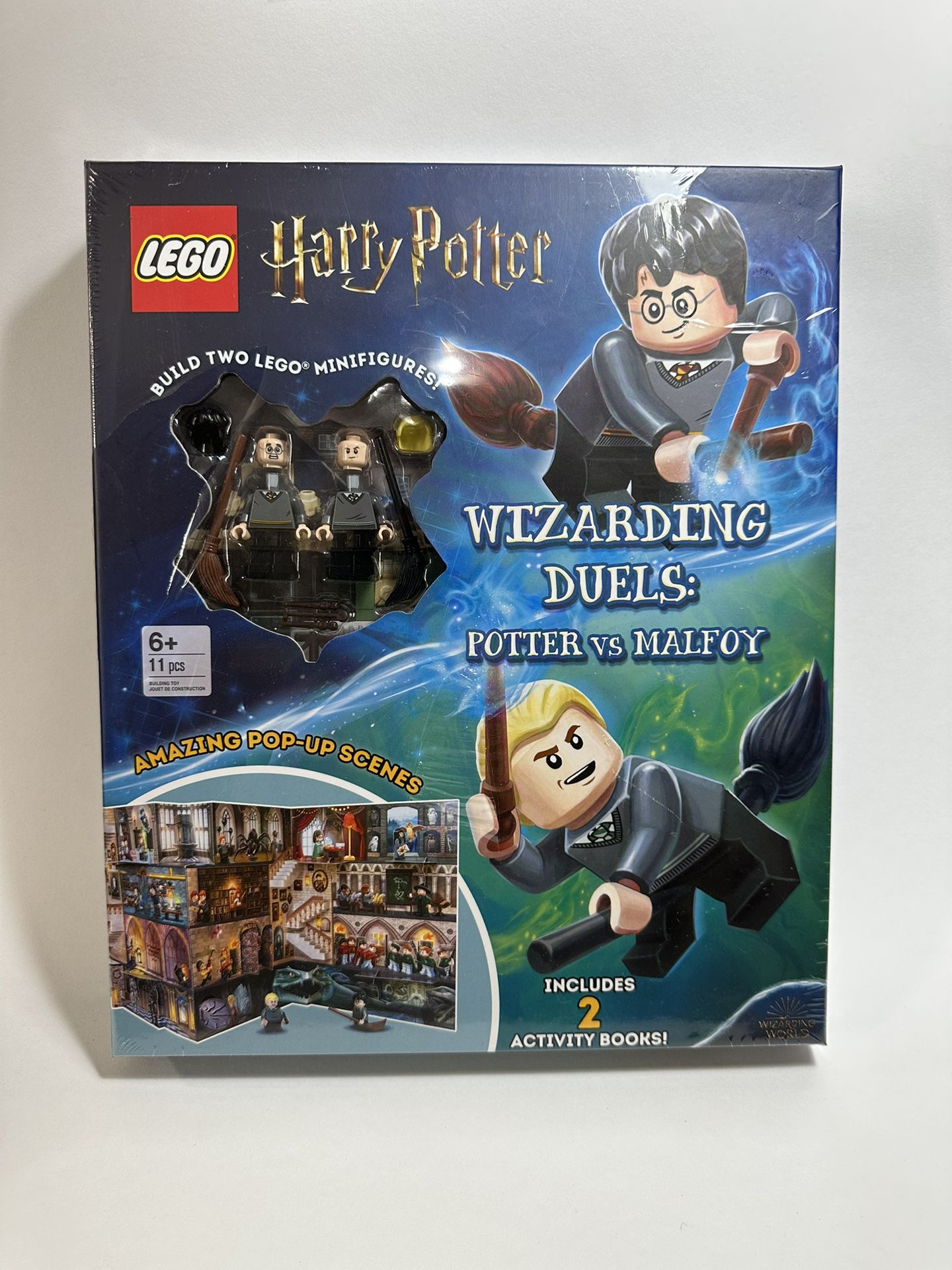NEW Lego Harry Potter Malloy Minifig w/Activity Books 