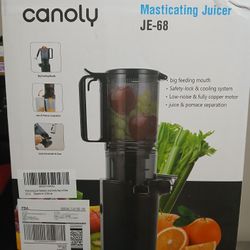 Canoly juicer, brand new open box