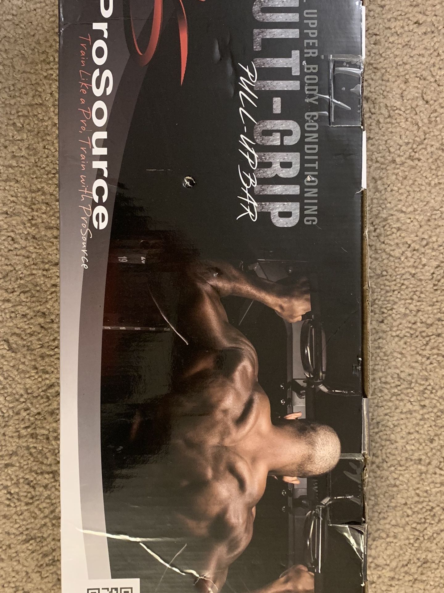 ProSource Multi-Grip Chin-Up Pull-Up Bar Heavy Duty Doorway Trainer NIB