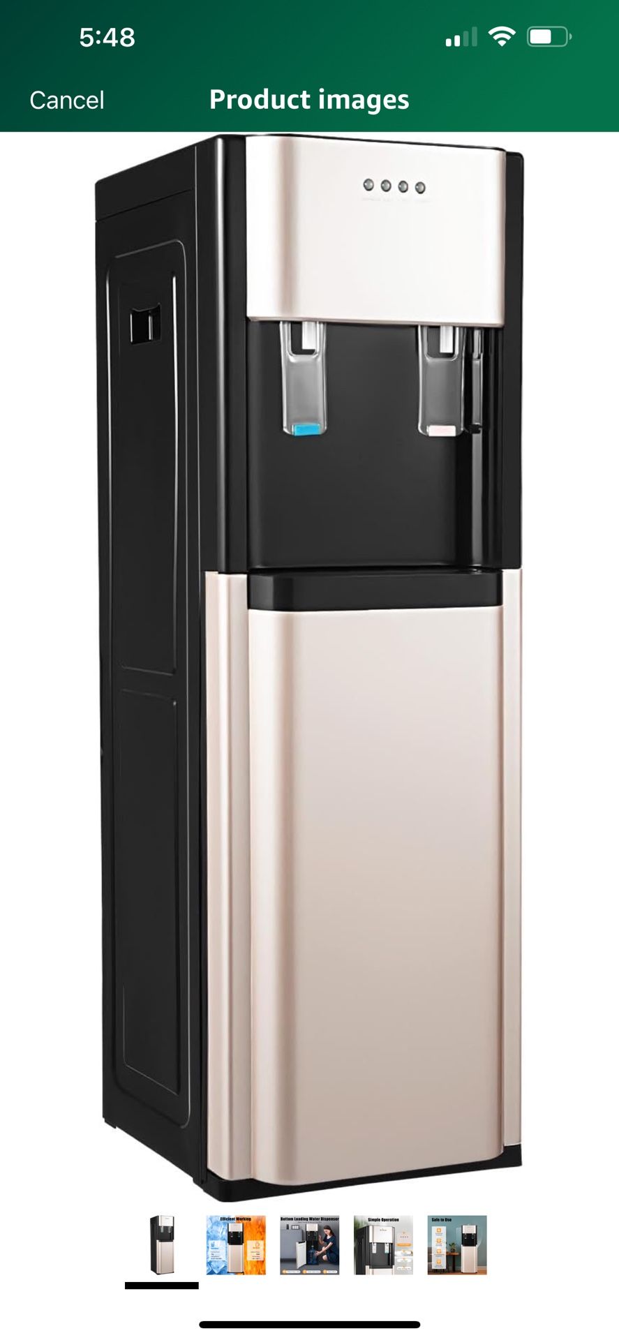 New Hot/ Cold Water Dispenser