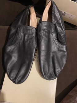 Leather Block Jazz Shoes