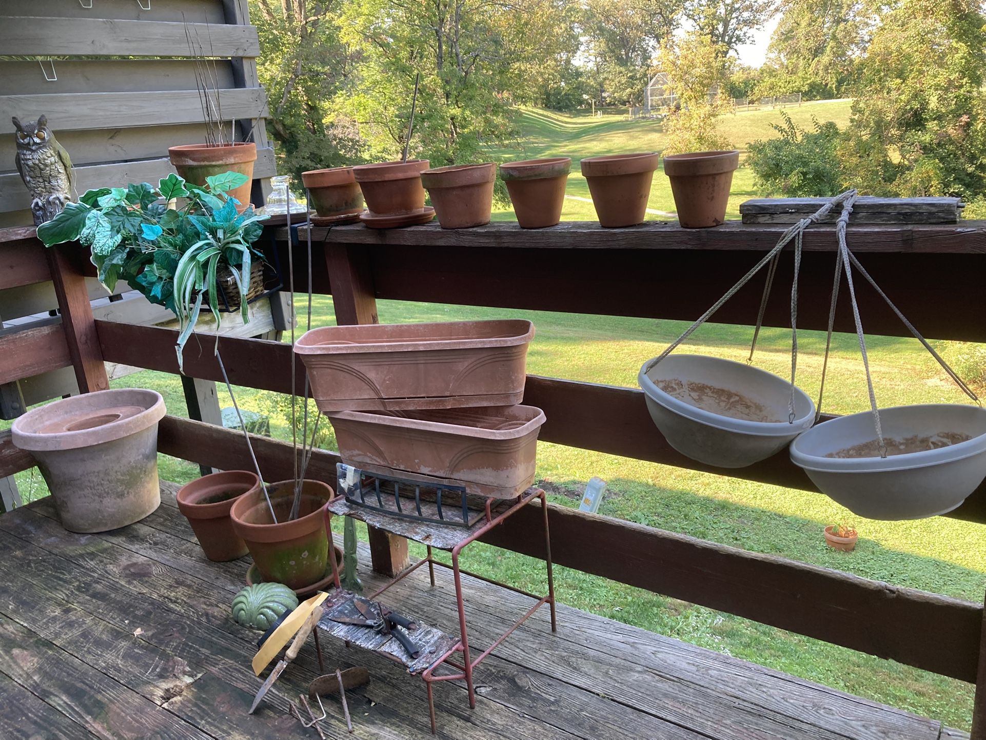 Flower pots flower boxes terra-cotta Misc