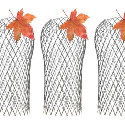 3 Pack 3.5 Inch Adjustable Aluminum Gutter Downspout Guards – Expandable Leaf Filter Strainer, Heavy-Duty Gutter Protector to Prevent Leaves, Debris &