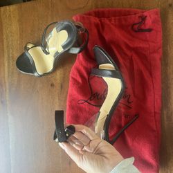 Christian Loubotin Strappy Heels 