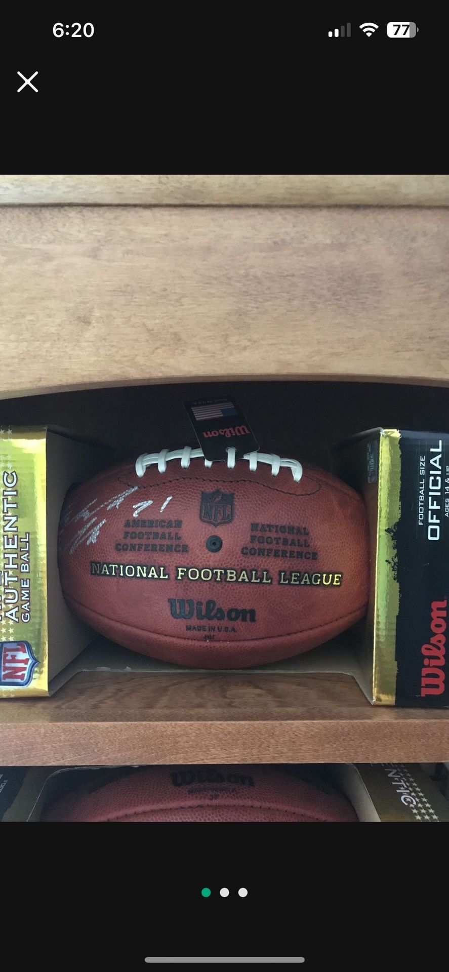 Malcolm Butler Autographed NFL Football