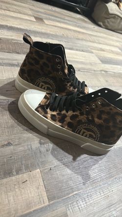 leopard print high top Dolce and Gabbana leopard print high top