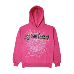 Sp5der P*nk V2 Hoodie ‘Pink’