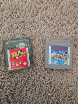 Vintage Gameboy and Gameboy color games.