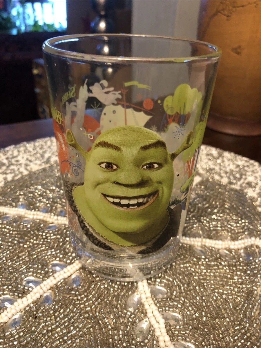 Shrek The Third Collectible Glass Mugs ...Whole Set