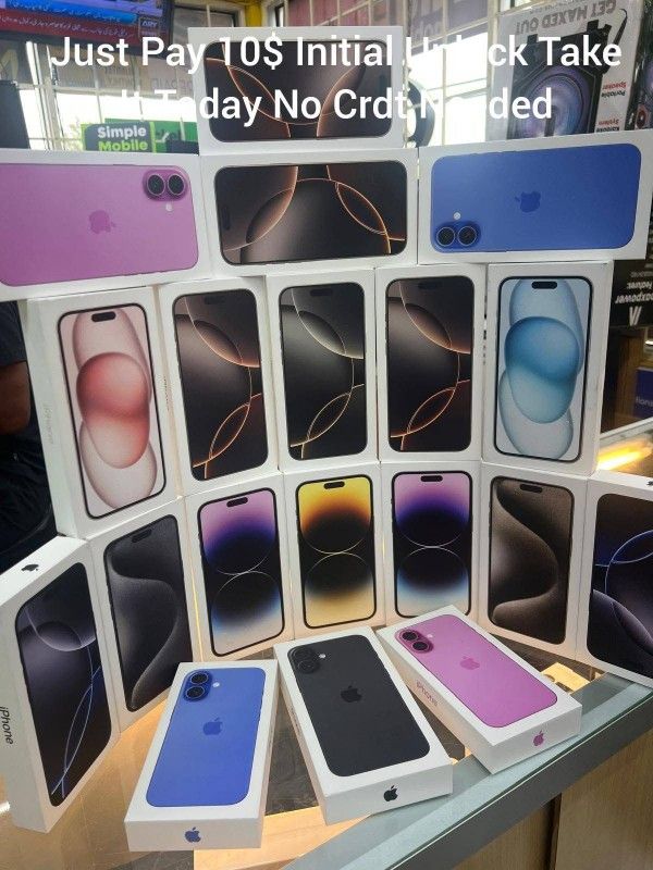 iPhone 16 Pro Max Unlock Pay Low Down No Crdt Needed