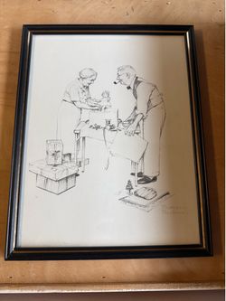 Norman Rockwell Framed Print