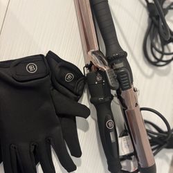 Bombay Hair Curling Iron Bundle + Heat Gloves