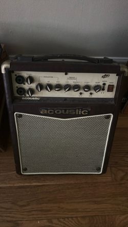 Acoustic A20 Amp, Focusrite, Alki Keyboard, Audio Cables
