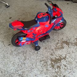 Spider-Man Motorcycle For Kids 