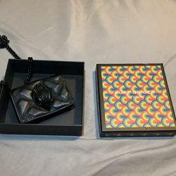 Micro Kensington Drench Quilted Large Eagle Head Crossbody Bag Kurt Geiger