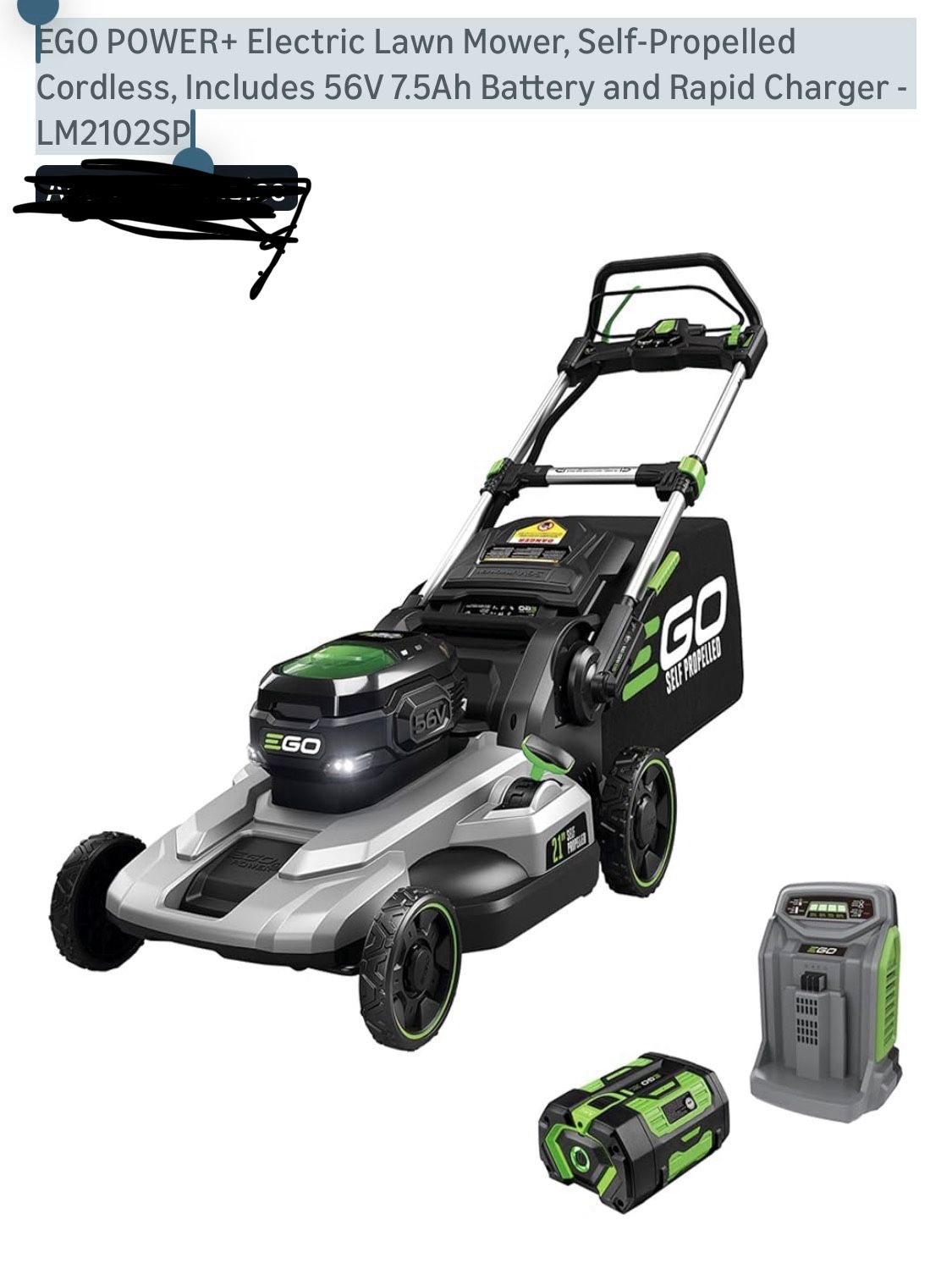 EGO POWER+ Electric Lawn Mower