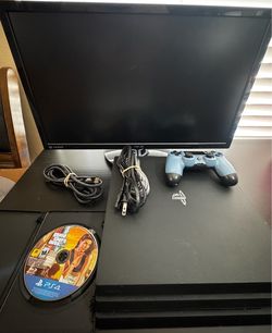 PS4 pro & monitor