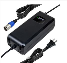 Yzpower 52v hium Battery Charger 58.8V 4A Power Charger Adapter Smart Rapid Charger with Display for 14S 51.8V 52V Li-ion Battery Pack (58.8V 4A(XLR))