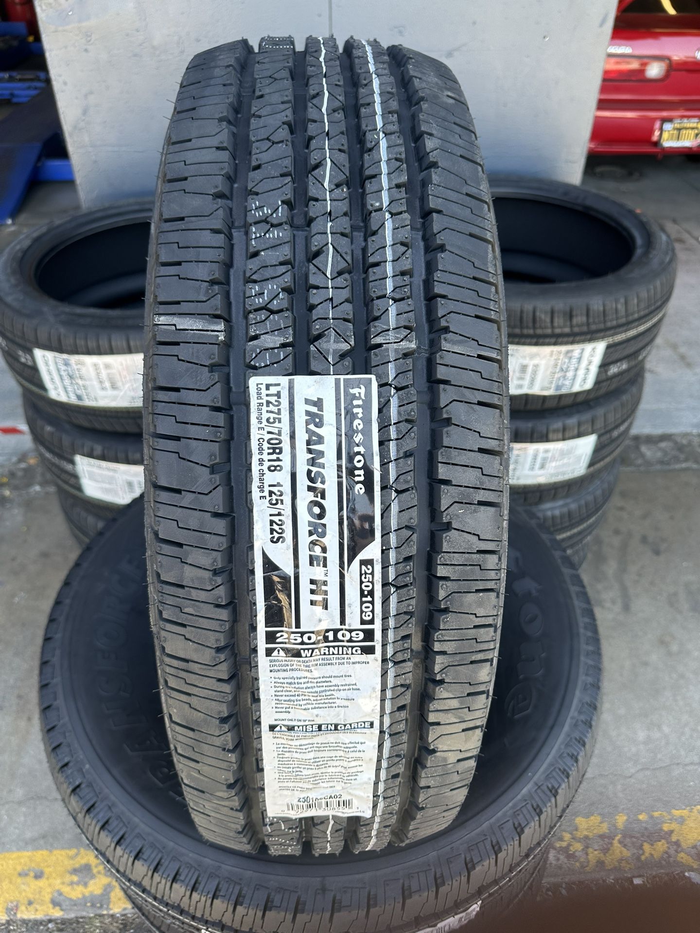 275/70/18 New Set Of Firestone Tires Installed