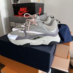 Dior B22 Sneakers Calf Mesh Grey