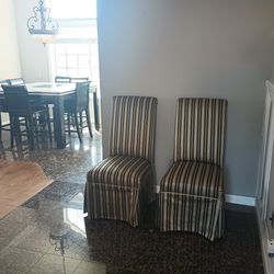 Chairs, Lamp, Table, Clothes For Sale