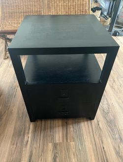 Urban Home TV Stand Large Night Stand Black Retail $300+
