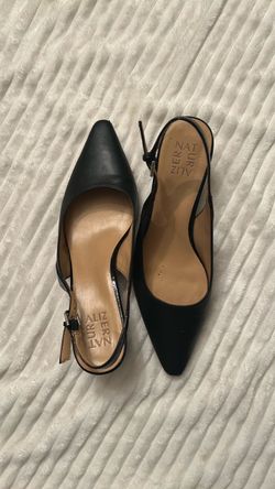 Naturalizer Black Slingback Heels 9.5