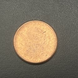 Mint error penny blank planchet 