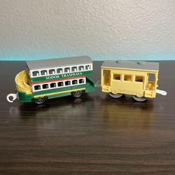 Thomas & Friends Trackmaster Sodor Tramway Brake Van Set Train Car Tenders