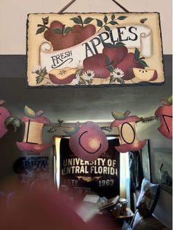 My entire huge apple decor collection