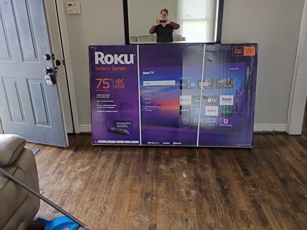 Roku 75 Inch 4k Hdr Tv